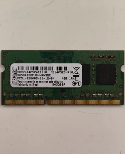 Memória Ram Notebook Smart 4gb Ddr3l 1600mhz