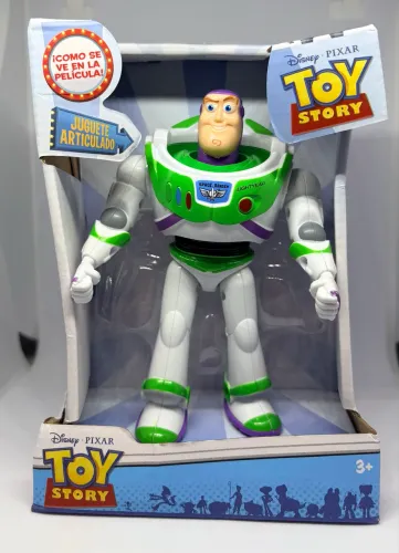 Boneco Buzz Lightyear 12cm - Patrulheiro Espacial Articulado Ao Infinito e Além