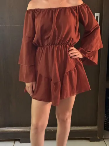 Vestido moda boho/country