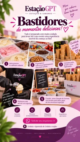 Estação GPT - Açaí & Sorvete para Todos os Momentos