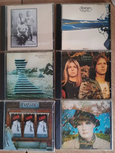 Cds Rock Progressivo Renaissance, Recidive, Scorpions, The Who, Rush, Rolling Stones, Rick