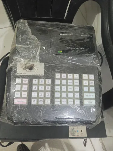 Máquina registradora caixa mercadinho
