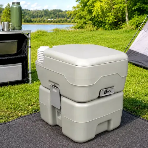 Banheiro Químico Ecocamp 20L Vaso Sanitário Camping Portátil Nautika