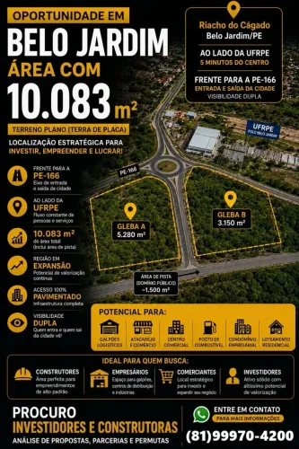 Área Belo Jardin 10.083 m² à Venda 8199970.4200