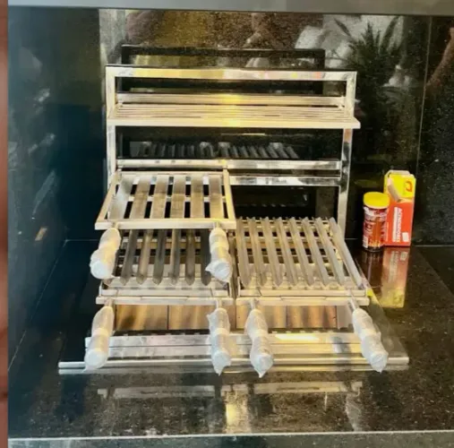 Grill para churrasqueira em aço inox, fazemos qualquer medida