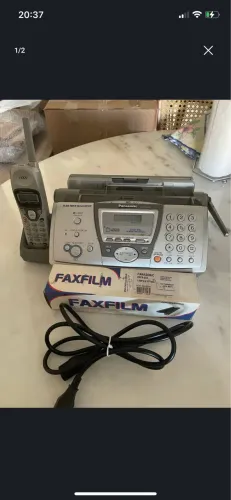 Aparelho de Fax Panasonic KX-FPG378BR - Papel Plano A4 (Com Filme Incluso)