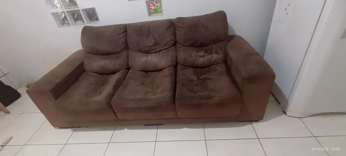 Sofá retrátil 3 lugares