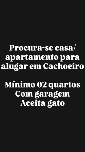 ESTOU PROCURANDO CASA OU APARTAMENTO PARA ALUGAR EM CACHOEIRO DE ITAPEMIRIM