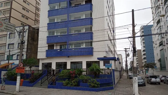 FRENTE AO MAR, APARTAMENTO 02 QUARTOS, BAIRRO GUILHERMINA, NA IMOBILIÁRIA EM PRAIA GRANDE.
