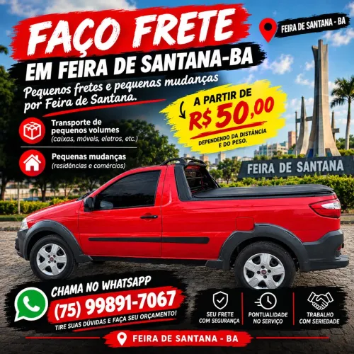 Faço frete, Feira de Santana-ba