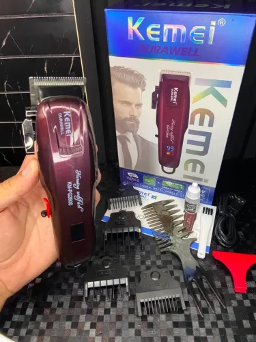 Máquina de Cortar Cabelo Kemei Durawell KM-PG2600