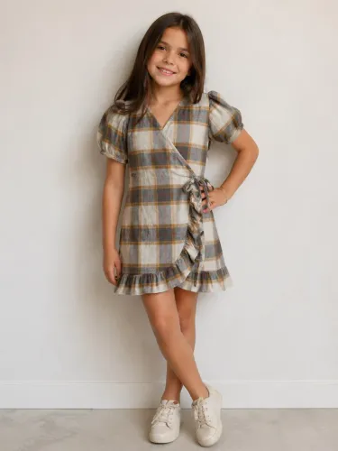 Vestido xadrez Hering