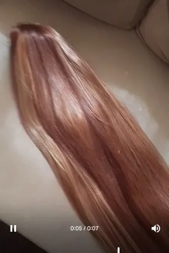 Cabelo orgânico 70 centímetros