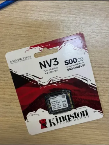 NOVO SSD 500Gb Kingston Nvme