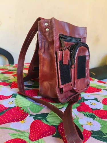 Bolsa de couro legítimo