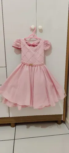 Vestido luxo infantil, tamanho 4