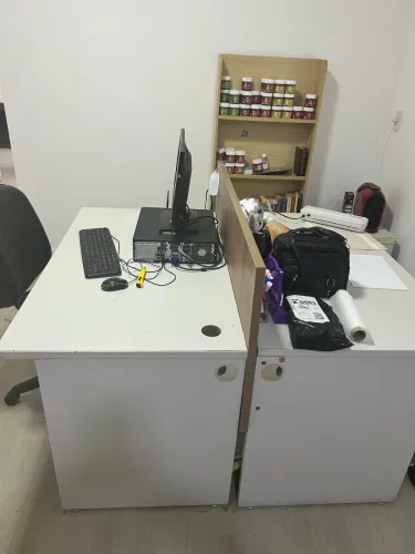 Mesa dupla de escritório