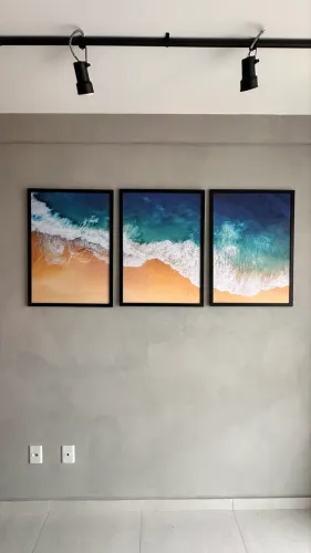 3 quadros decorativos 70x50cm