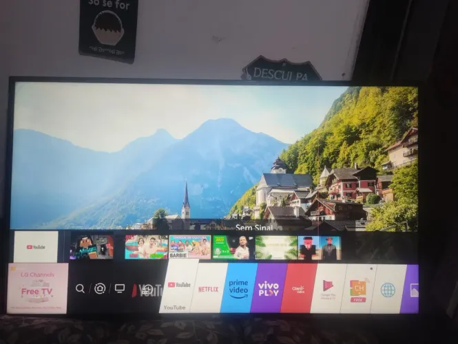 Tv LG smart 55 polegadas 4k comando de voz bluetooth
