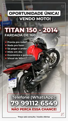 TITAN 2014 fardada de 160 único dono