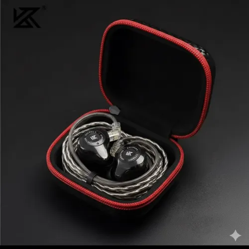 Fone KZ EDX PRO X (Novo) + case brinde - O Melhor Retorno de Palco p/ Músicos