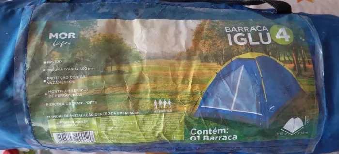 Barraca de campo 4 lugares
