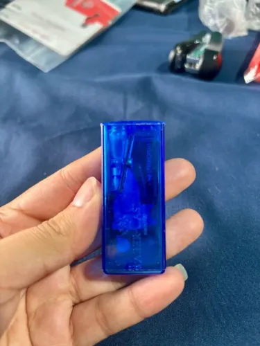 apontador faber-castell azul