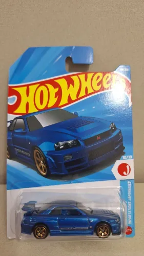 Hot Wheels Nissan Skyline GT-R R34 Azul Novo Lacrado