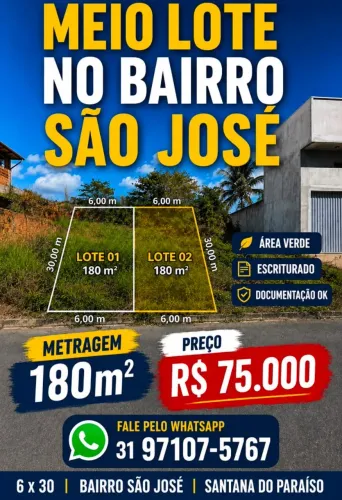 Lote escriturado Santana Paraiso