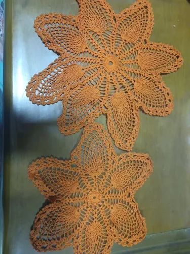 toalhinha antiga de croché 