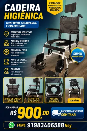 Cadeira higiênica