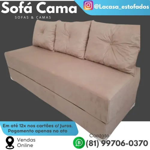 SOFÁ CAMA - TRÊS EM EM