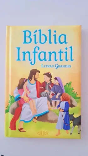 Bíblia infantil letras grandes 