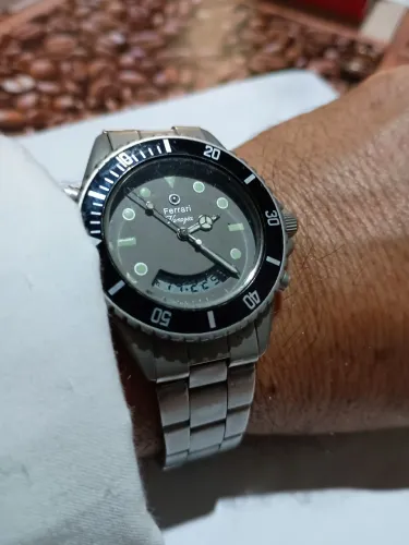 Relógio FERRARI VENEZIA análogo e digital cx 37 mm