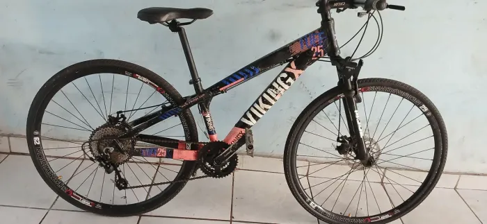 Bike viking peças shimano aceito troca em outra aro 29
