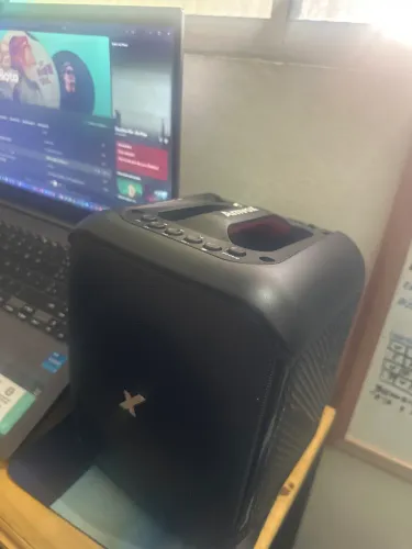 Caixa de som amplificada Amvox 150w
