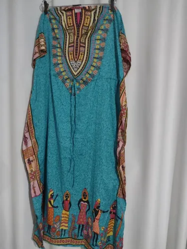 Vestido indiano azul