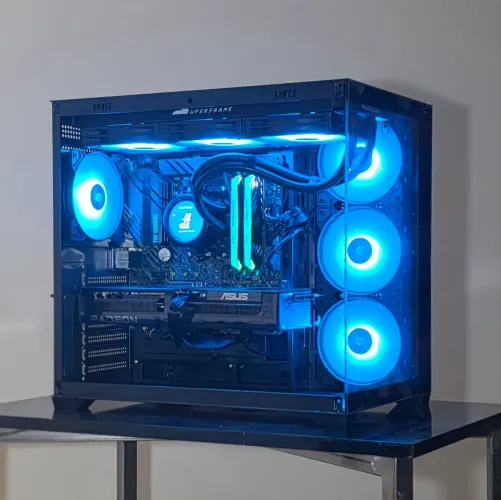 Pc gamer Rx 9060 xt 16gb + Ryzen 7 5700x| Troco e parcelo