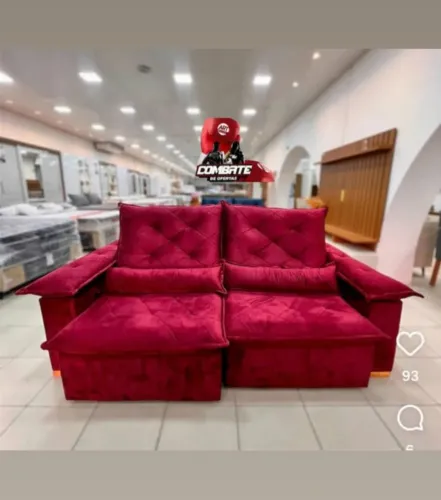 Sofá retrátil de luxo 