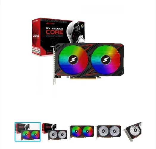 Troco Placa de video RX 6600LE seminova com caixa por ps4 desbloqueado