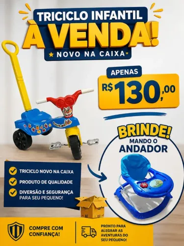 Triciclo infantil