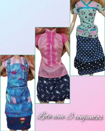 Lote Roupa Barbie