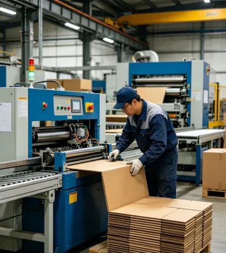 Manutenção industrial em máquinas de cartonagem