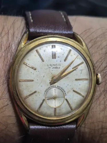 Relógio LANCO MECÂNICO SUÍÇO - VINTAGE TODO REVISADO