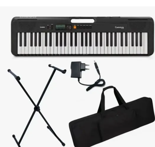 Teclado Casio CT-S200 BK com Suporte