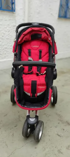 Carrinho de bebê Kiddo Compass Vermelho