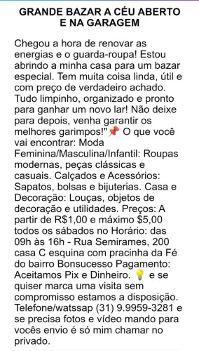 Roupas vários modelos/cores p/ Brechó e BAZAR