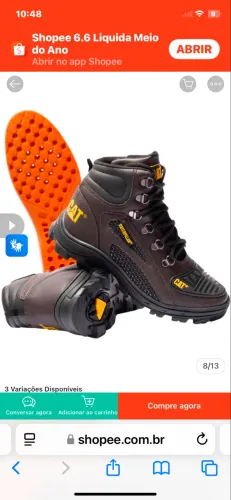Bota CAT 40 Caterpilar