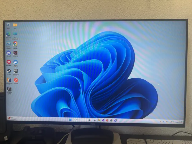 Monitor Dell 27" S2725H Full HD IPS com Som Integrado - Excelente Estado