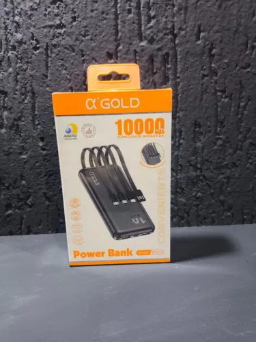 Carregador portátil Gold 10000mAh